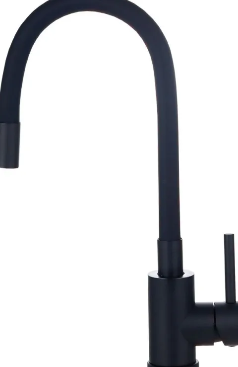 Bateria zlewozmywakowa stalowa MAGGIE 6 (czarna)