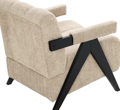 Fotel Biscuit 32 (boucle cappuccino)