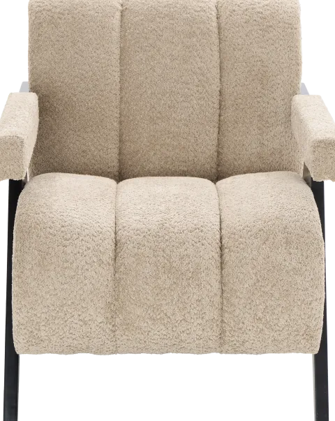 Fotel Biscuit 32 (boucle cappuccino)