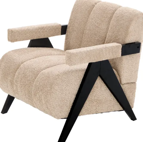 Fotel Biscuit 32 (boucle cappuccino)