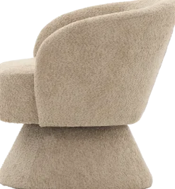 Fotel obrotowy Lizbona 29 (boucle cappuccino)