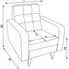 Fotel Sewilla (boucle beż)