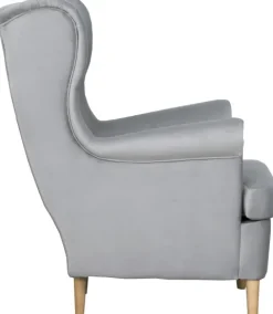 Fotel Werina (plusz srebrzysty)