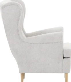 Fotel Werina (rojal jasny szary)