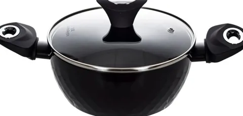 Garnek z pokrywką Valdinox czarny (śr.20cm)