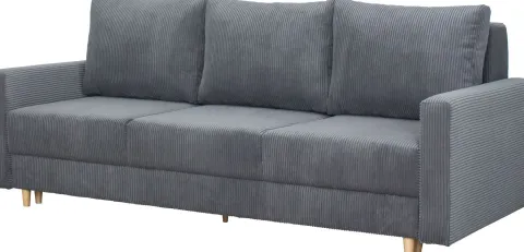 Kanapa Milano (sztruks grafit)
