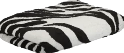 Koc żakardowy Zebra 61 (biały/czarny)