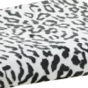 Koc flanelowy Animals 34 (biały/czarny)