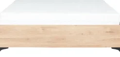 Łóżko 140cm Floryda bez materaca (dąb Soma ciemny) ze stelażem