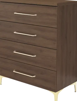 Komoda 4 szufladowa Bari (orzech Foresta)