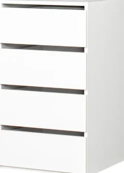 Kontenerek do szafy przesuwnej (4 szufl.) szer. 45cm (biały)