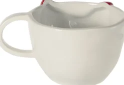 Kubek Bella 167 (biały/czerwony)