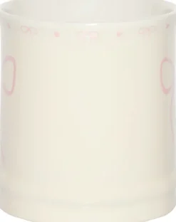 Kubek Bella 165 (kremowy/różowy)