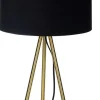 Lampka Miranda 2 (złoty czarny)