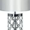 Lampka nocna Silvero 9 (srebrny/biały)