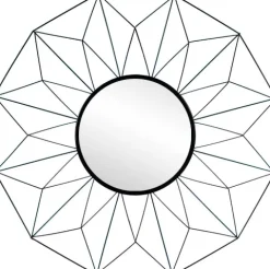 Lustro metalowe (czarny)
