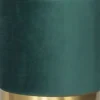 Mała pufa otwierany Altino 3 (zielona ze złotą listwą)
