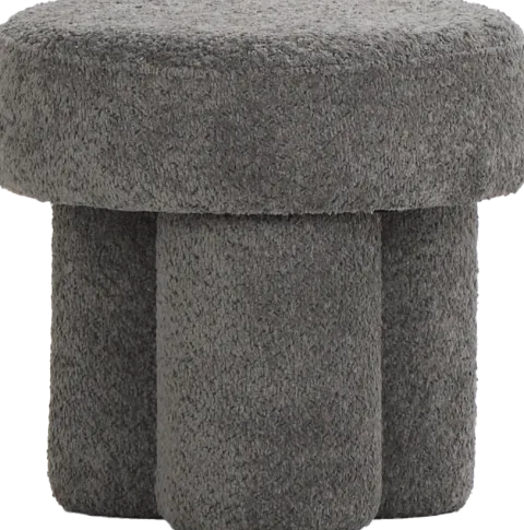 Puf Grzybek (boucle grafit)