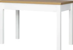 Rozkładany stół kuchenny 116 cm (dąb Soma ciemny/biały)