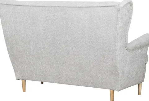 Sofa 2-osobowa Werina (boucle szary)