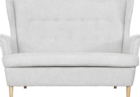 Sofa 2-osobowa Werina (boucle szary)