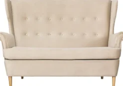 Sofa 2-osobowa Werina (plusz beż)