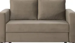 Sofa rozkładana Milano (plusz brąz)