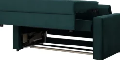 Sofa rozkładana Milano (plusz zieleń)