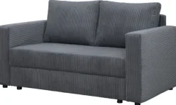 Sofa rozkładana Milano (sztruks grafit)