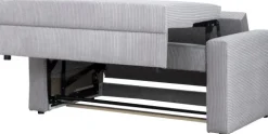 Sofa rozkładana Milano (sztruks szary)