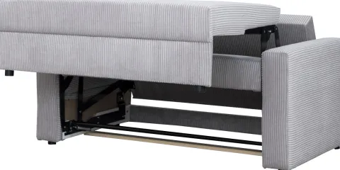 Sofa rozkładana Milano (sztruks szary)