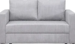 Sofa rozkładana Milano (sztruks szary)
