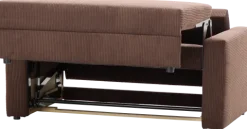 Sofa rozkladana Milano (sztruks czekoladowy brąz)