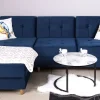 Stolik kawowy 60cm Marbi 3 (biały-marmur)