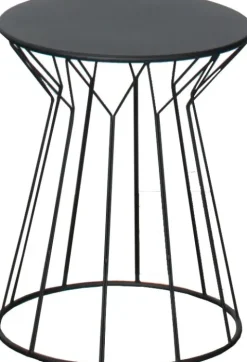 Stolik metalowy Ravia 12 (czarny)