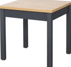 Stół rozkładany 79x80-120x80 (dąb Soma ciemny/grafit)
