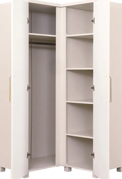 Szafa narożna Hawana (kaszmir lakier mat/kaszmir)