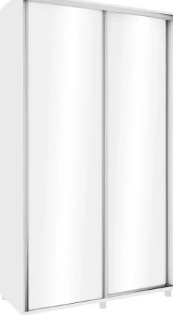 Szafa przesuwna 120 cm (biały połysk)