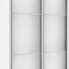 Szafa przesuwna 3xlustra 120cm (biały)