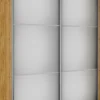 Szafa przesuwna 3xlustra 150cm (dąb Soma ciemny)