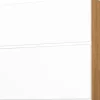 Szafka 80 górna dzielona Kampara (Biały lakier/dąb Soma ciemny)