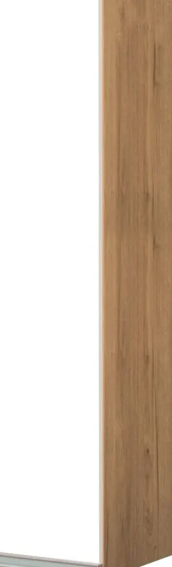 Szafka 20 górna prawa wysoka półki Monia 100cm (biały połysk/dąb Soma ciemny)