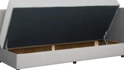 Tapczan Manilla prawy (plusz srebrzysty)