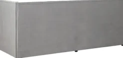Tapczan Manilla prawy (plusz srebrzysty)