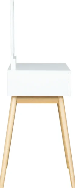 Toaletka AURORI 5 (biały/drewno)