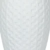 Wazon ceramiczny Konti 26 (biały/złoty)
