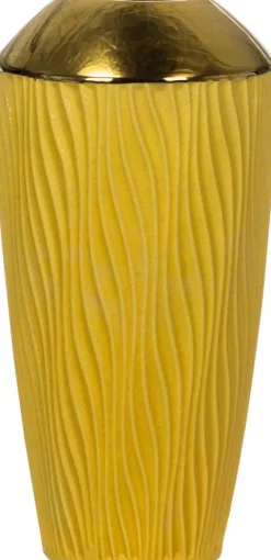 Wazon ceramiczny Konti 28 (złoty/miód)