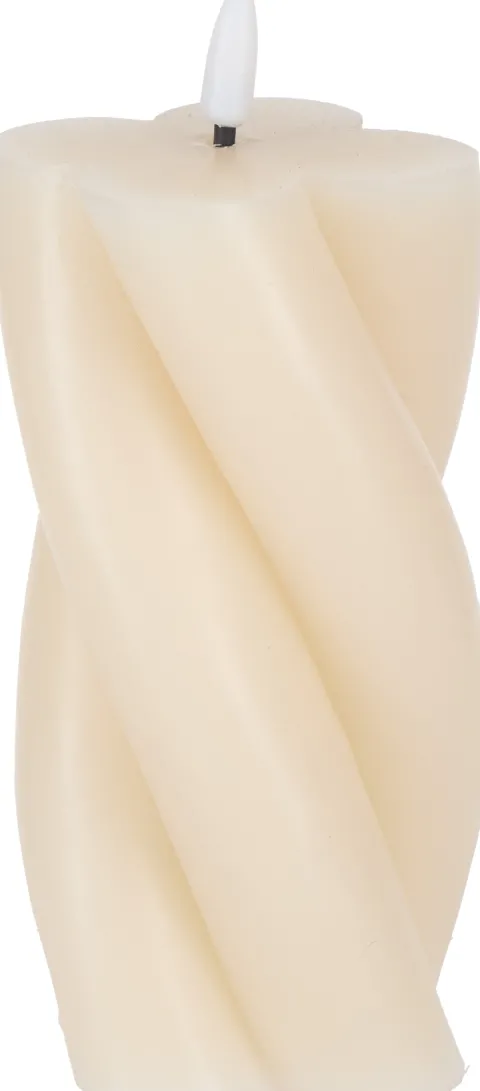 Świeca woskowa LED Cozy Light 60 (kremowy)
