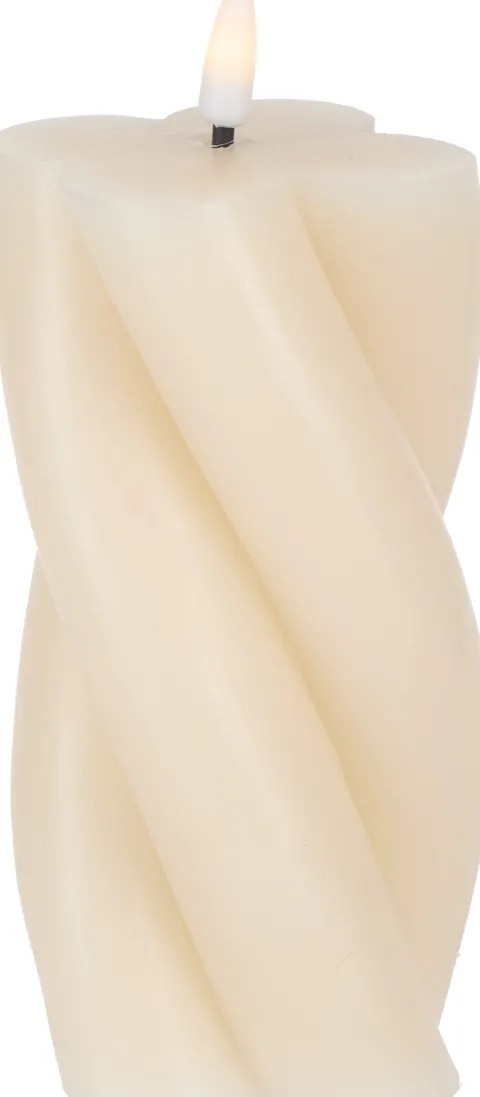 Świeca woskowa LED Cozy Light 60 (kremowy)