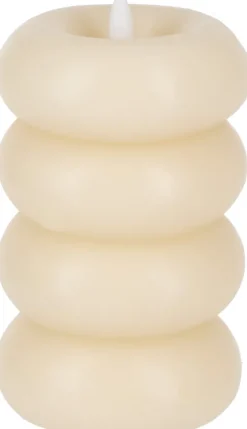 Świeca woskowa LED Cozy Light 61 (kremowy)